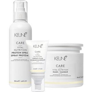 Kit Keune Care Vital Nutrition Mask Protein Porosity Filler (3 produtos)