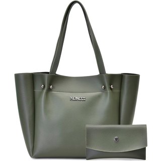 Bolsa Feminina Ombro e carteira Moncci Verde Militar