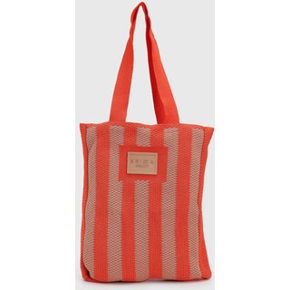 Bolsa Feminina Brizza Arezzo Listrada Laranja