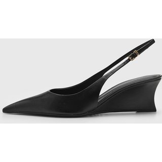 Scarpin Feminino Arezzo Bico Fino Salto Anabela Preto