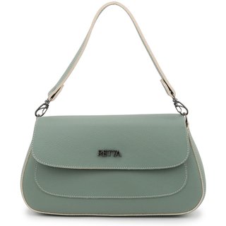 Bolsa Feminina Transversal Pequena Para Festa de Ombro e Mão Retta Oficial Turquesa