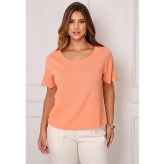 Blusa Viscose M/C BBonnie Leona Coral