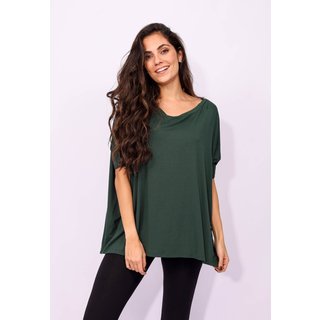 Blusa Ampla Amazonia Vital Morcego Verde Musgo