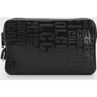 Bolsa Retangular Colcci Monograma Preta