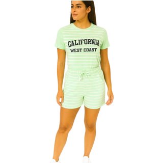 Conjunto Feminino Listrado California West Coast – Conforto