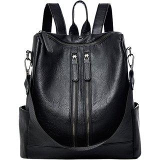 Mochila Feminina Escolar Trabalho Casual Faculdade Star Shop Preta