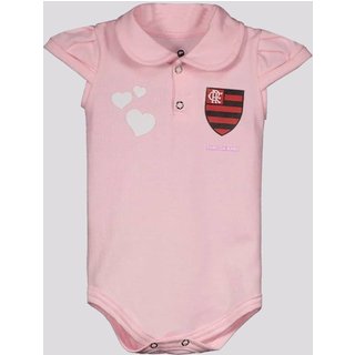 Body Polo Flamengo Rosa