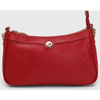 Bolsa Feminina Jorge Bischoff Texturizada Vermelha