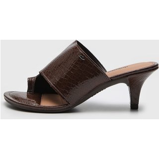 Tamanco Dakota Crocco Café