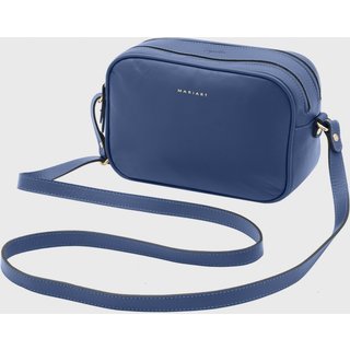 Bolsa Transversal de Couro Mariart Guaraná Azul Canindé