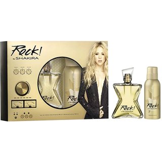 Kit Shakira Rock Eau de Toilette Perfume Feminino 80ml e Desodorante Corporal 150ml