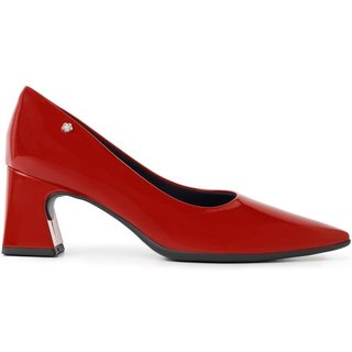 Scarpin Smurfs Salto Alto Vermelho