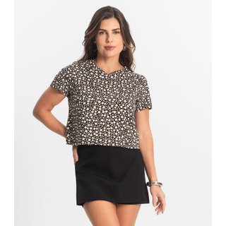 Blusa Feminina Estampada Select Preto