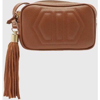 Bolsa Tiracolo Arezzo Alça Ajustável Caramelo