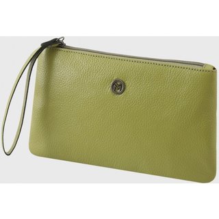 Bolsa Carteira Clutch Couro Mariart Cambará Avocado