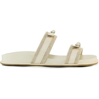 PAPETE FEMININA VICTÓRIA COM LAÇO NAS TIRAS Off White
