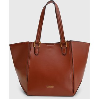 Bolsa Feminina Santa Lolla Média Alças Duplas Marrom
