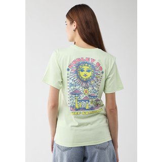 Camiseta Feminina Hurley Silk Sun Verde Claro