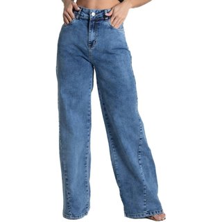 Calça Jeans Sawary Wide Leg - 281721 - Azul - Sawary