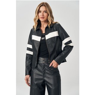 Jaqueta PU Racer Feminina Acostamento