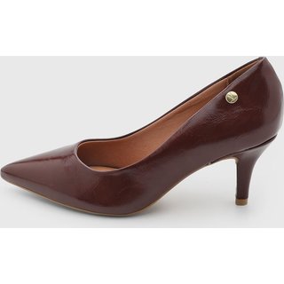 Scarpin Feminino Vizzano Salto Fino Vinho