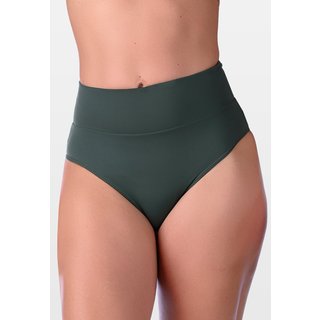 Calcinha Hot Pants Summer Soul Cós Duplo Verde Escuro