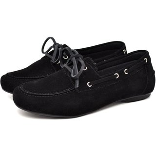 Sapato Mocassim Detalhes Em Tiras Feminino 1418DB