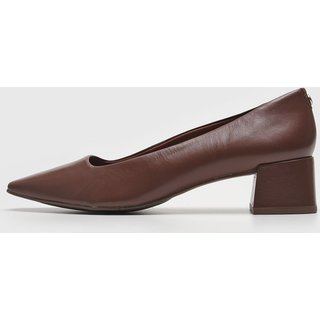 Scarpin Feminino Loucos e Santos Salto Bloco Marrom