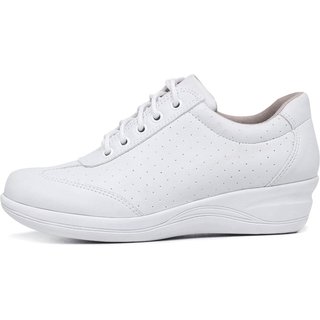 Tenis Conforto Ortopédico com Cadarço Feminino Branco