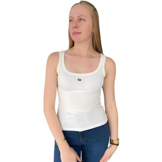 Regata Feminina Canelada Justa Com Logo Colcci