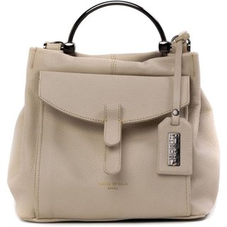 Bolsa Feminina Em Couro Alça De Mão Off White "Roberta Destefani"""