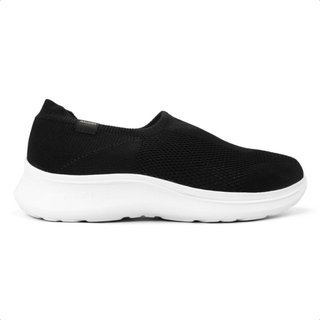 Tênis Rainha Slip On Feminino Charm Preto