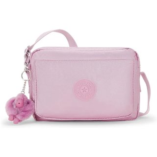 Bolsa Kipling Abanu M Metallic Lilac