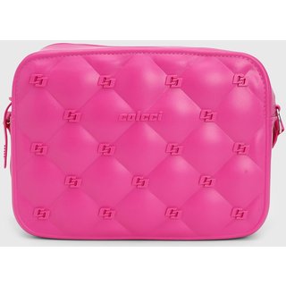 Bolsa Feminina Colcci Média Matelassê Rosa