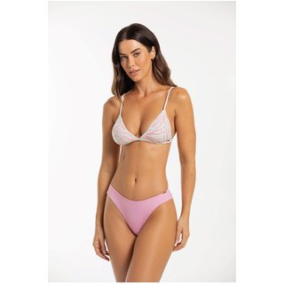 Conjunto Biquíni Cortininha Fixo Com Calcinha Fio Duplo Cor Safari Balerina Rosa