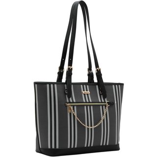 Bolsa Feminina Chenson Listras 3485272 Preto