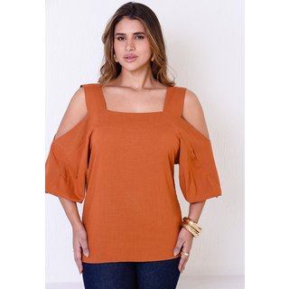 Blusa Ombro Vazado BBonnie Serena Terra