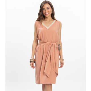 Vestido Curto Linho Strong Feminino Endless Marrom