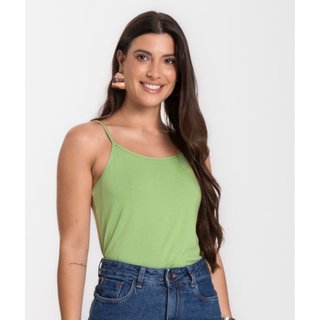 Blusa Feminina de Alças Básica Rovitex Verde