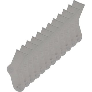 Kit 12 Pares de Meias sem Punho Cano Médio Lupo 4421-001 Cinza