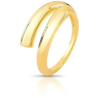 Infantil - Anel Aro Liso Reto Regulável Semijoia Banhada a Ouro 18K Ania Store