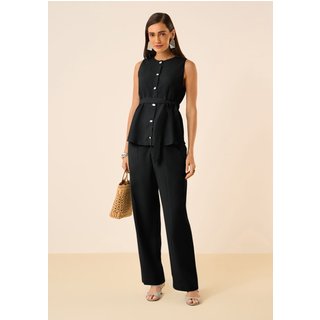 Calça Maria Valentina Reta Alta Preto
