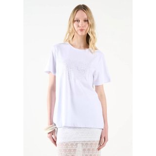 Camiseta com Aplicação Colcci CLC Branco