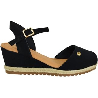 Sandália Espadrilhe cê Anabela T5828-161 cê Preto