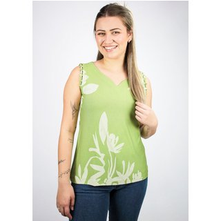 Regata Pau a Pique Estampada Verde VERDE - P Pau a Pique