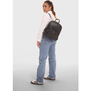 Mochila Couro Mariart 6601MRT Preta