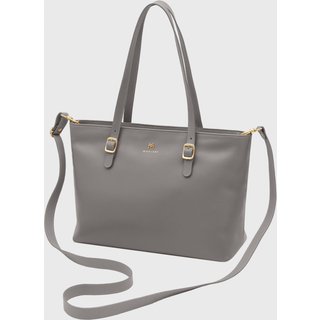Bolsa Transversal Couro Mariart Cedro Cinza