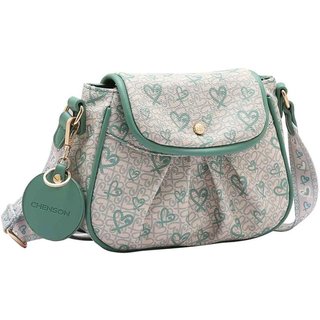 Bolsa Feminina Transversal Chenson Cg84964 1824964 Bege