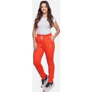 Calça Ecko Moletom Feminino Foil Laranja