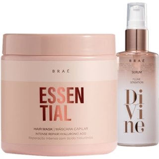 Kit Braé Máscara Essential e Óleo Divine (2 produtos)